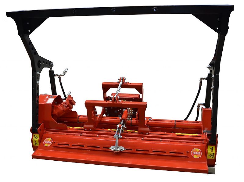 Humus PS Gestrüppmulcher mit hydraulischem oder mechanischem Antrieb, zum Frontanbau an Radlader, Raupen, kleine Auslegermäher oder Bagger