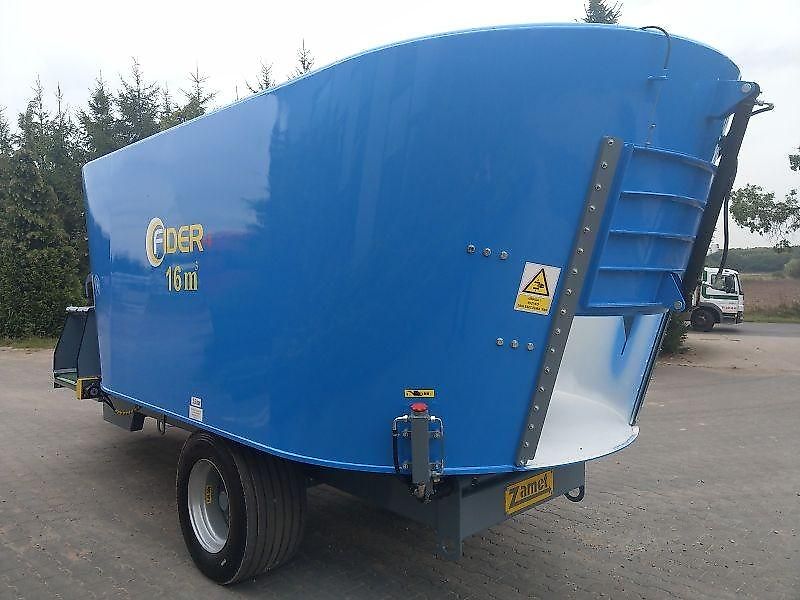 Zamet Futtermischwagen / Feed mixer / Melangeuse / Carro miscelatore / Remolque para pienso / Кормораздатчик / Wóz paszowy 16 m3