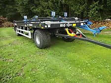 Metal- Fach- T 014 /2- Ballentransportwagen- Top Preis -  Neue   Version 2022 T 014- 2 Ballentransportanhänger-Sonderpreis 2 K- DL Bremse