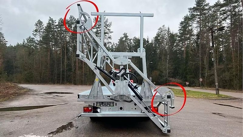 CynkoMet Ballenwagen T-608/3SL mit hydraulischer Ladungssicherung, 24 t GG, Preis inkl. 19% MwSt.