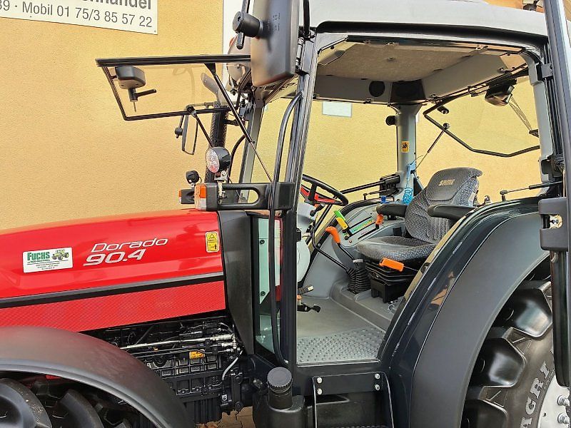 SAME Dorado 90.4 mit DL, Klimaanlage, Frontgewichte; Schlepper wie Neu!