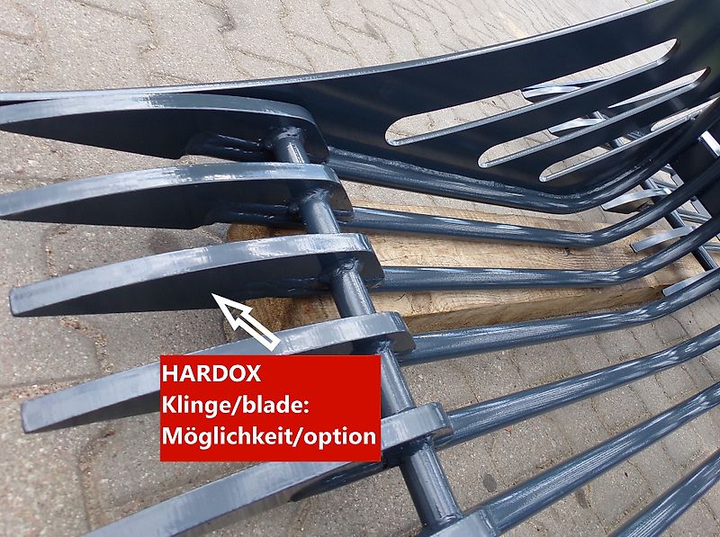 RADSTAL Schaufel für Steine Kartoffelschaufel Steinkorb 1,2 - 2,3 m