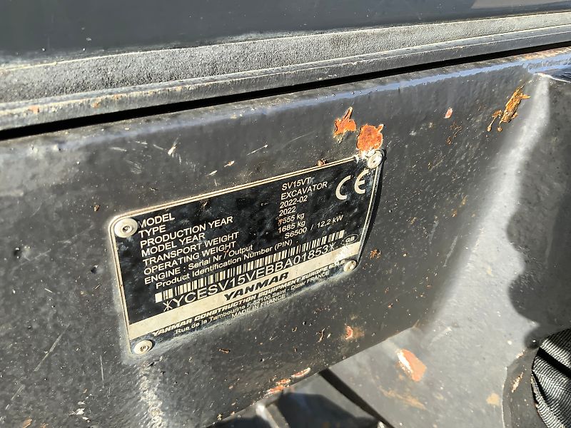 Yanmar SV15 VT Digger (ST25021)