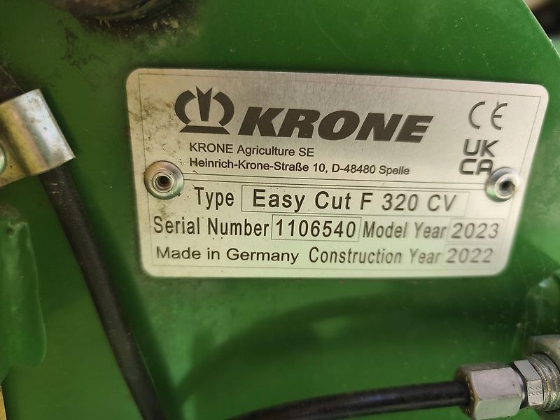 Krone EasyCut B1000CV Collect + F320CV