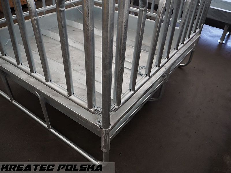 KMZ Heuraufe M4/12, Raufe für Vieh und Pferde 12 -Stellen, verzinkt