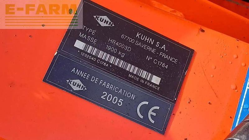 Kuhn hr 4003 + integra 4000