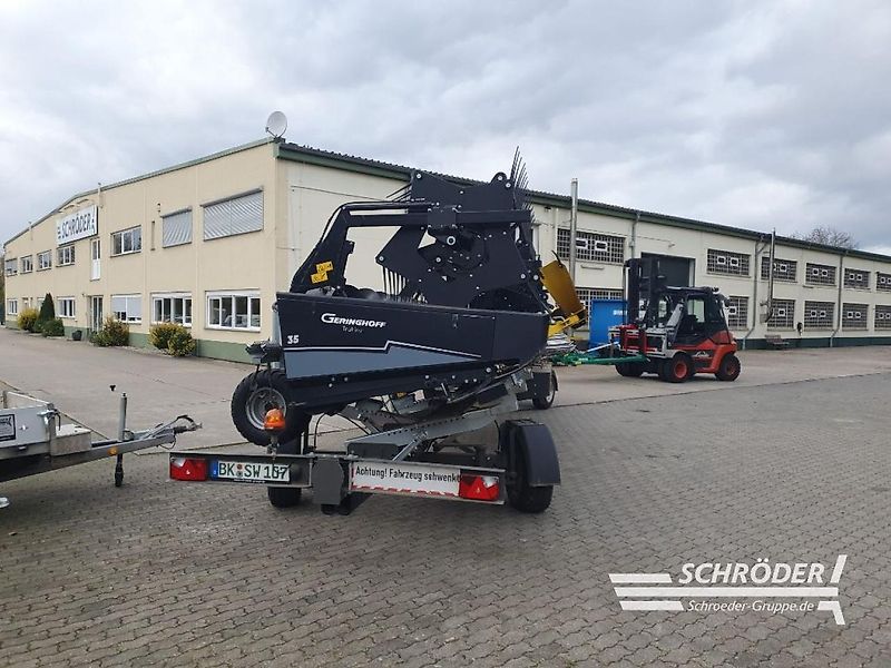 Geringhoff 10,65M BANDSCHNEIDWERK TRUFLEX 35 +WAGEN