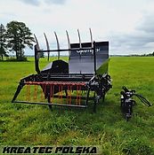 Grutech Stroheinstreugerät / Ballenauflöser Ścielarka słomy rozwijacz bel Balleneinstreugerät / Ballenabwickler GTH-SIRH Basic IV 1,2-1,6m