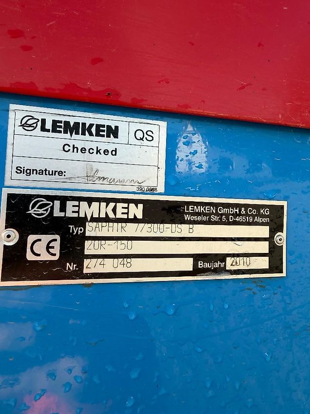 Lemken Saphir 7