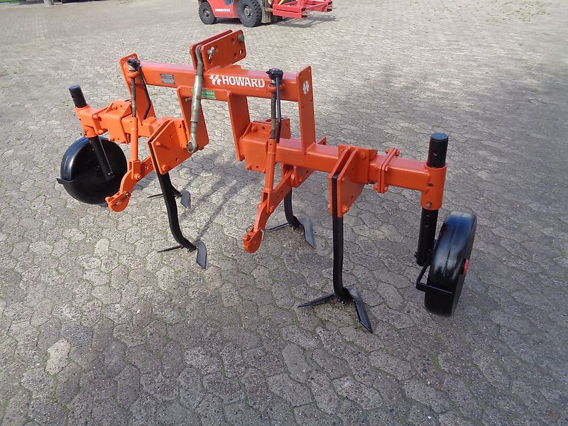 Howard Howard Frontgrubber 4 Stiele 200cm Arbeitdbreite Heckgrubber mit Zapfwellendurchtrieb & Hitch bzw Mechanisches Hubwerk für Anbaugeräte Kreiselegge Zinkenrotor oder andere Anbaugeräte