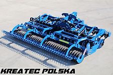 Rolmako Scheibenegge U 652 gehängte Version,  hydraulisch klappbar 4,0 m H und 4,5 m H