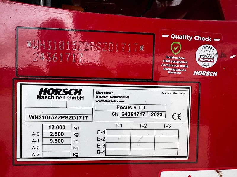 Horsch Focus 6 TD