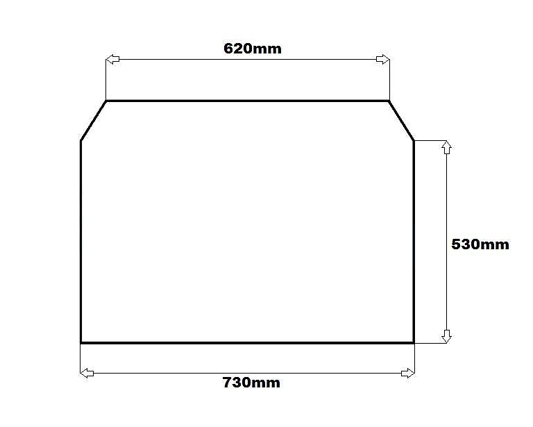 Manitou SZYBA DACHOWA MANITOU ŁADOWARKA ZIELONA 231404, 546725, 601344, 601452