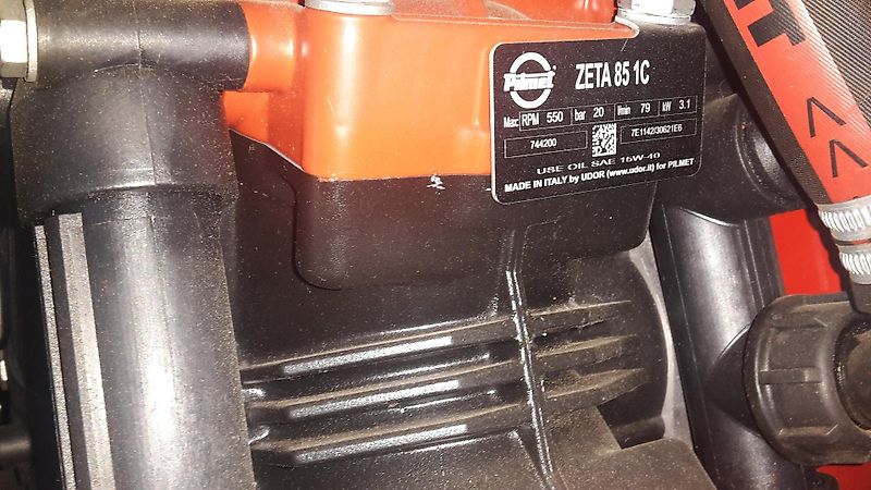 Unia TOP H REX 1200 Frontfass 85l/min hydr. Pumpe