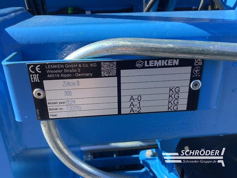 Lemken ZIRKON 8/300 + SAPHIR 9/300