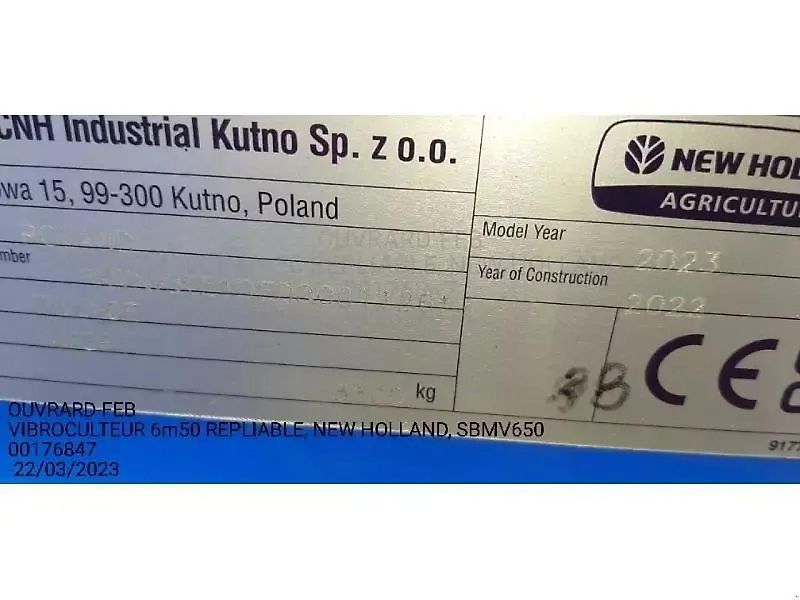 New Holland sbmv650