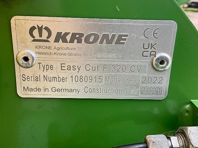 Krone EasyCut F320 CV + 9140CV