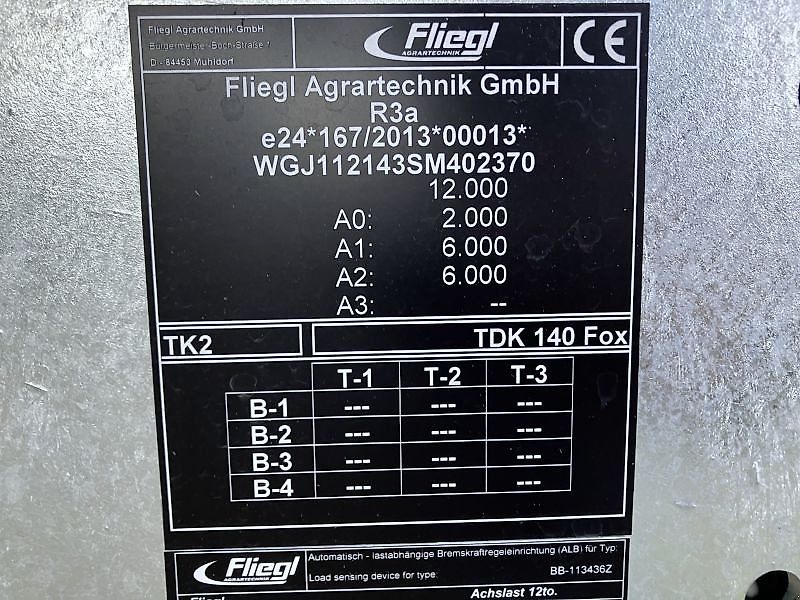 Fliegl TDK 140 *15 JAHRE CNOB*