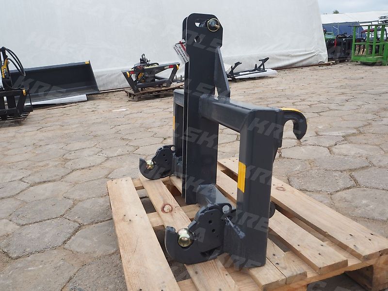 KREATEC Adapter Euro-Dreipunkt mit CBM Haken kat 2, starr