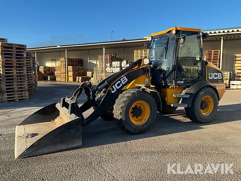 Hjullastare JCB 409 med 5st redskap